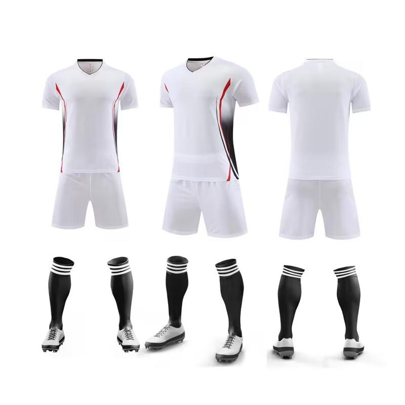 One training jersey, children's printed competition jersey, cross-border short-sleeved football jersey set, male and female adults