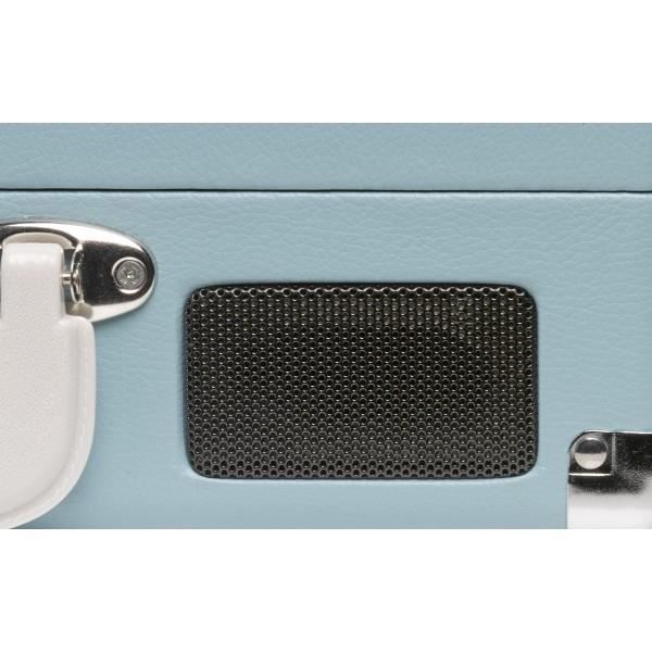 Platine Vinyle Tourne-Disque DENVER VPL-120 Bleu - USB - Haut-Parleurs - 33 1/3, 45, 78 tr/min