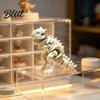 Dinosaur Enthusiast Gift 3D Printed Carnotaurus Ornament Articulated Skeleton Model for Home Office Desk Decoration Dragon Figurine Collectors