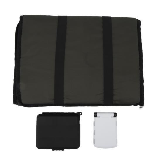 

Fish Folding Unhooking Mat with 2 Lure Boxes Sturdy Sponge Fishing Landing Pad for Angling