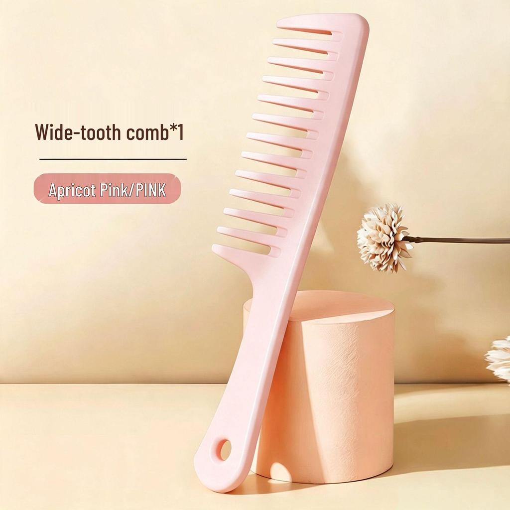Wide Tooth Plastic Hair Comb - No Tangles, Easy to Use for Long Hair