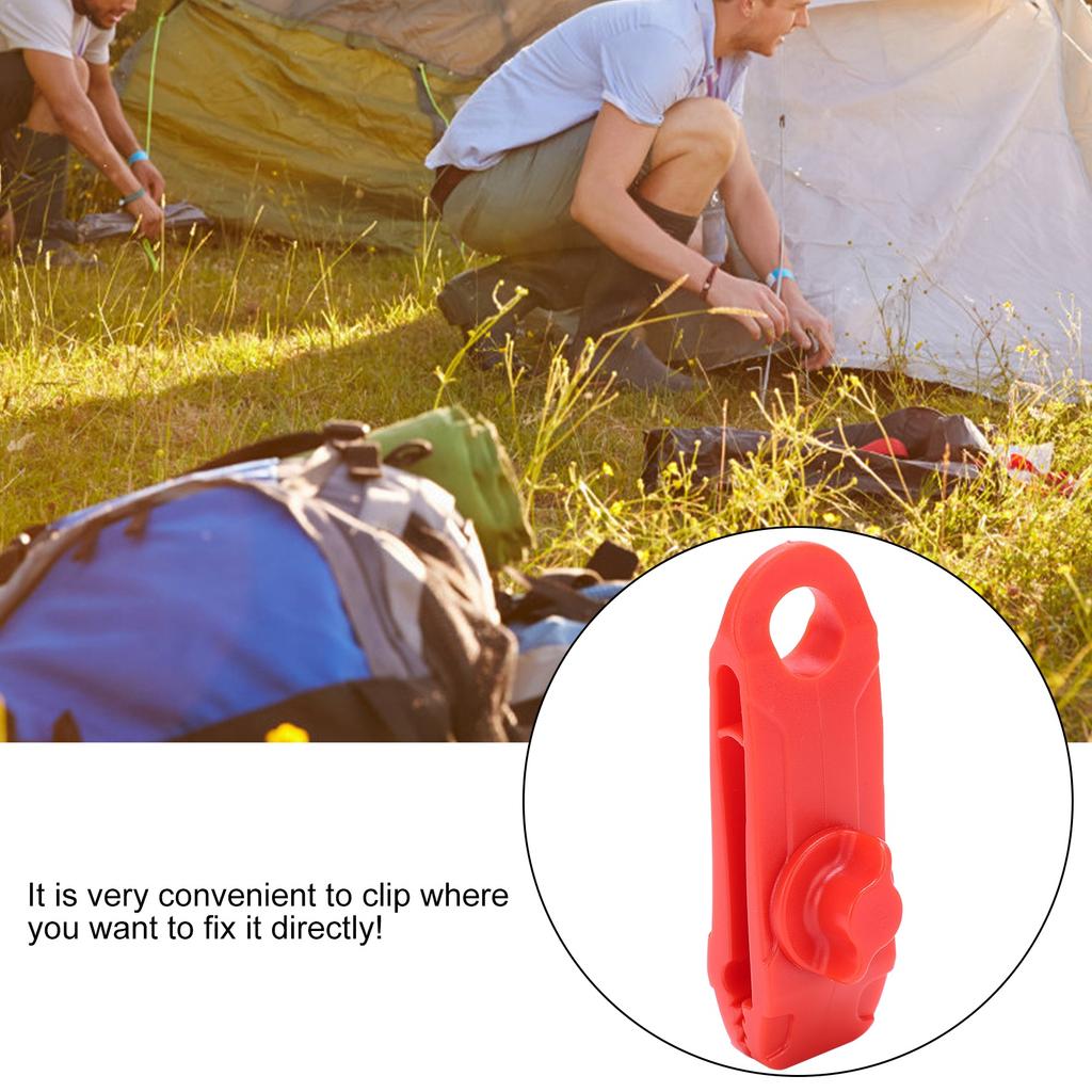 Outdoor Camping Windproof Tent Buckle Clip for Awning and Plastic Tarp Curtain Clip