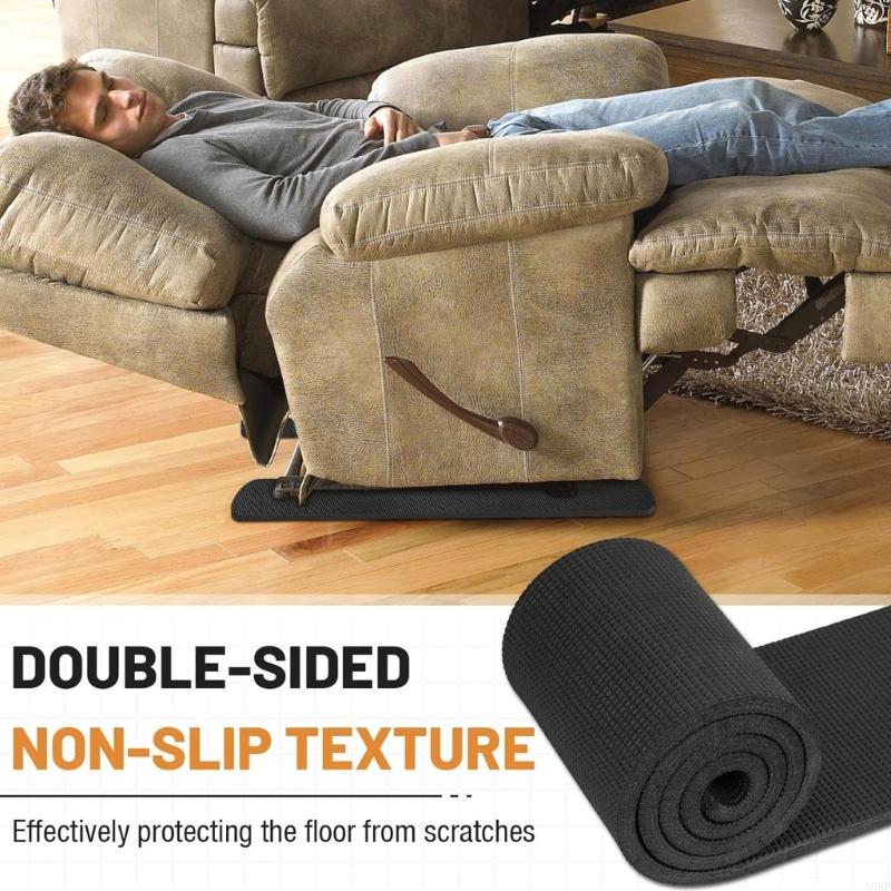 Multipurpose Antislip Pad for Sofa Chair Recliner Easy Installation Without Tool Durability Rubber Without Mark A0KF