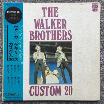 LP Record WALKER BROTHERS - Custom 20 FDX36 PHILIPS 1972 Japan Obi Pop Used