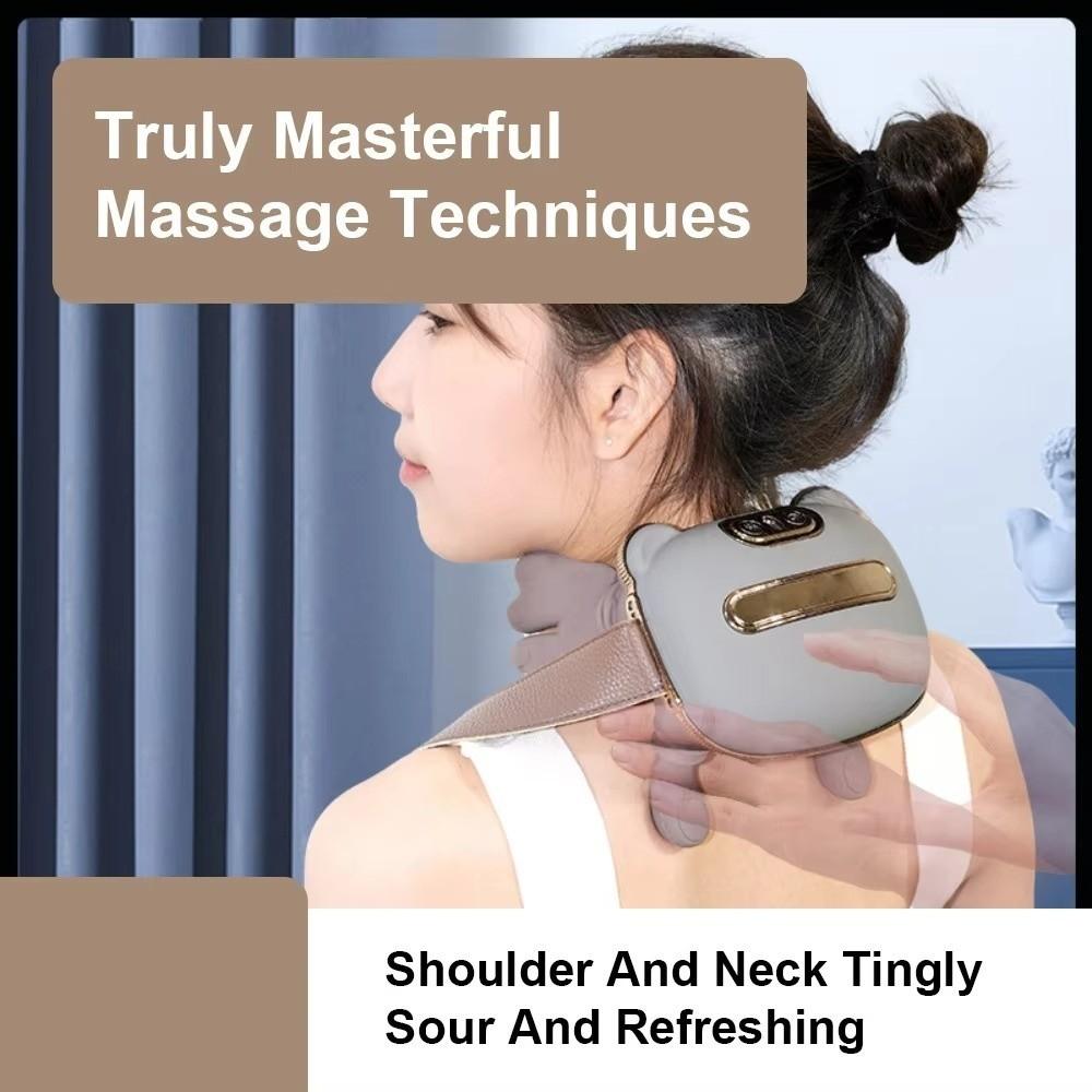 Comfortable Bionic Neck Massager 3-Level Modes Kneading Massager for 5V2000MHA Neck Relief