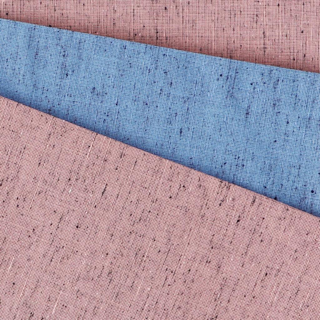 [ROCCA] Half-width Obi (Kurume Weave) Reversible, Made In Japan, Cute and Stylish, 100% Cotton, for Kimono, Yukata, Easy Care (Checkered Dark Navy X