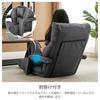 VECELO Seat 5 Levels 3way with Width Extra Thick Thickness Cotton Seats for One Storage Dark Gray Chair, Adjustable, Armrest, Foldable, 70CM, Fluffy,