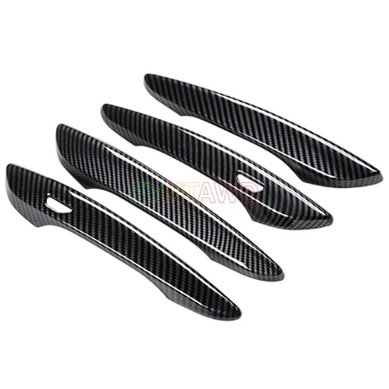 For Mazda CX-50 CX50 CX-60 Accessory 2022 2023 Carbon Chrome Keyless Car Side Door Handle Cover Protector Trim Exterior