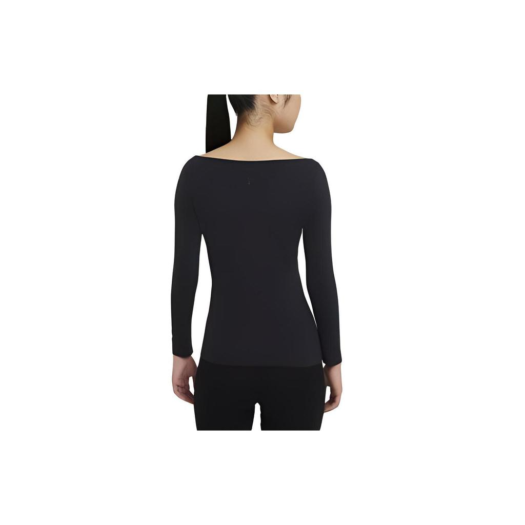 Nike Long Sleeve Training Pullover Women Tops Black DA0720-010