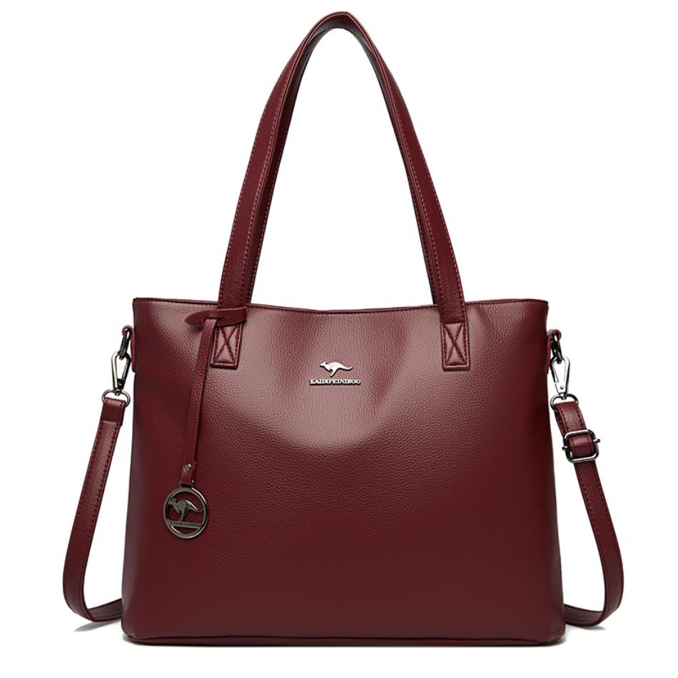 High Quality Soft Leather Shoulder Bags Luxury Handbag Women Bag Designer Fashion Female High-Capacity Tote Messenger Handbags
