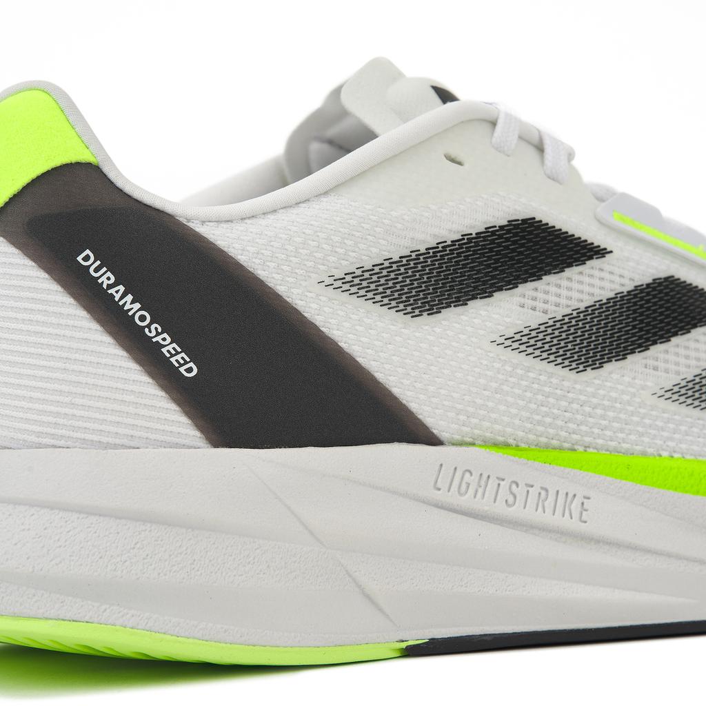 adidas Duramo Speed White Aurora Black Men Sneakers Cloud-White Core-Black ID8356