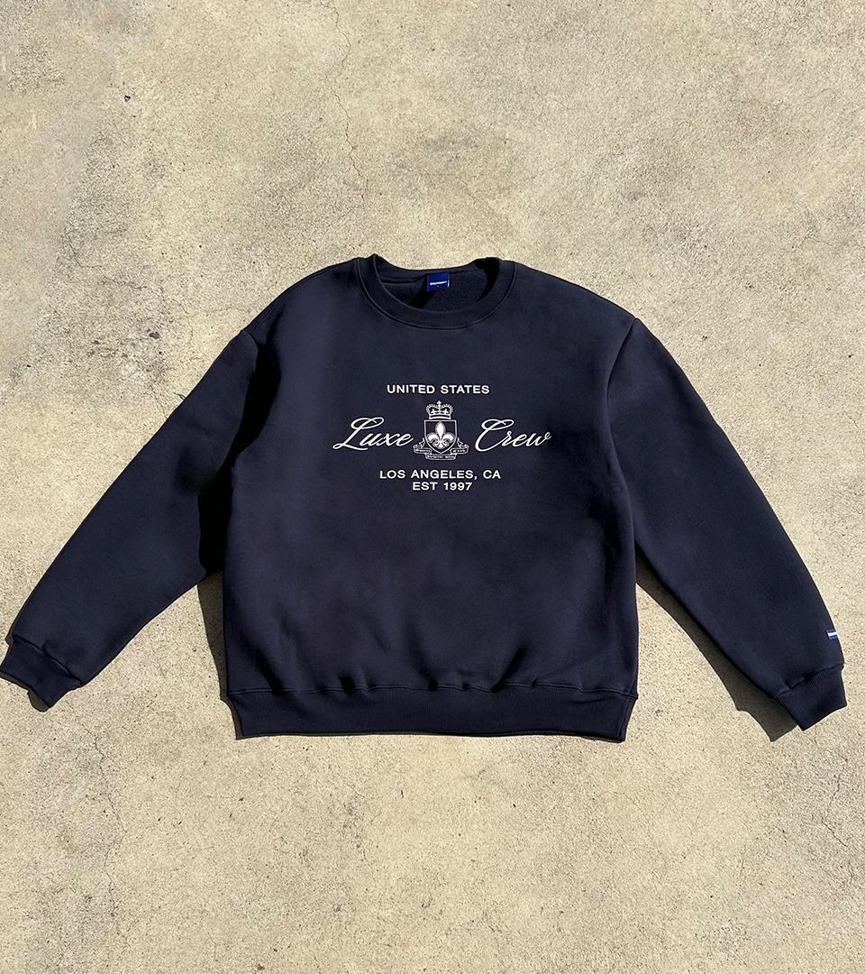 Только пошаговые свитшоты Luxe Crew (военно-морской флот) Navy/0 (Small)