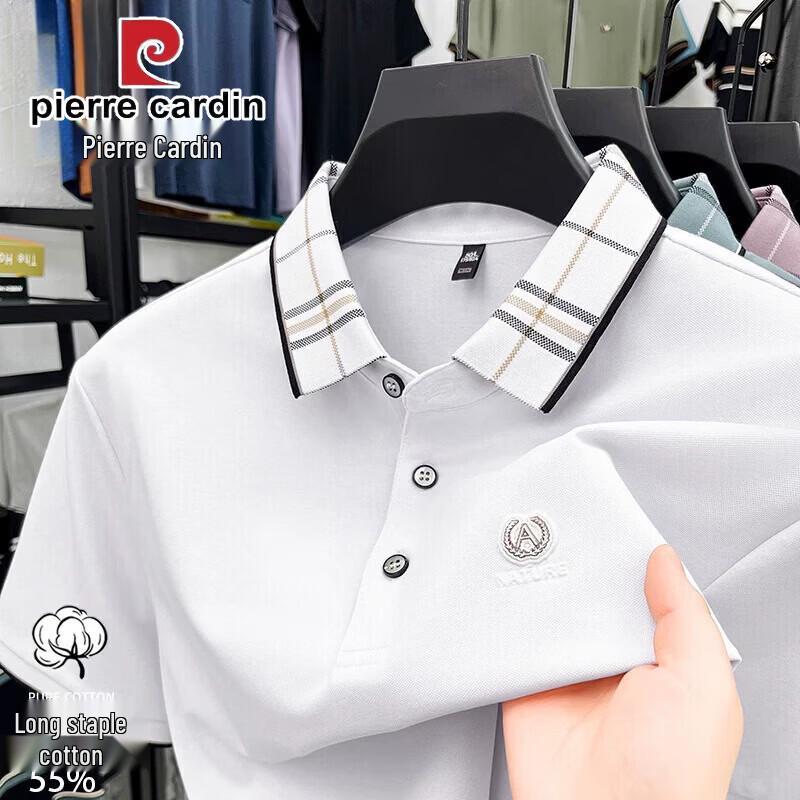 Мужская летняя рубашка-поло с коротким рукавом Pierre Cardin 52