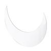 Moon Shape Mirror Wall Sticker Acrylic Decorative Background Decal for   Corridor