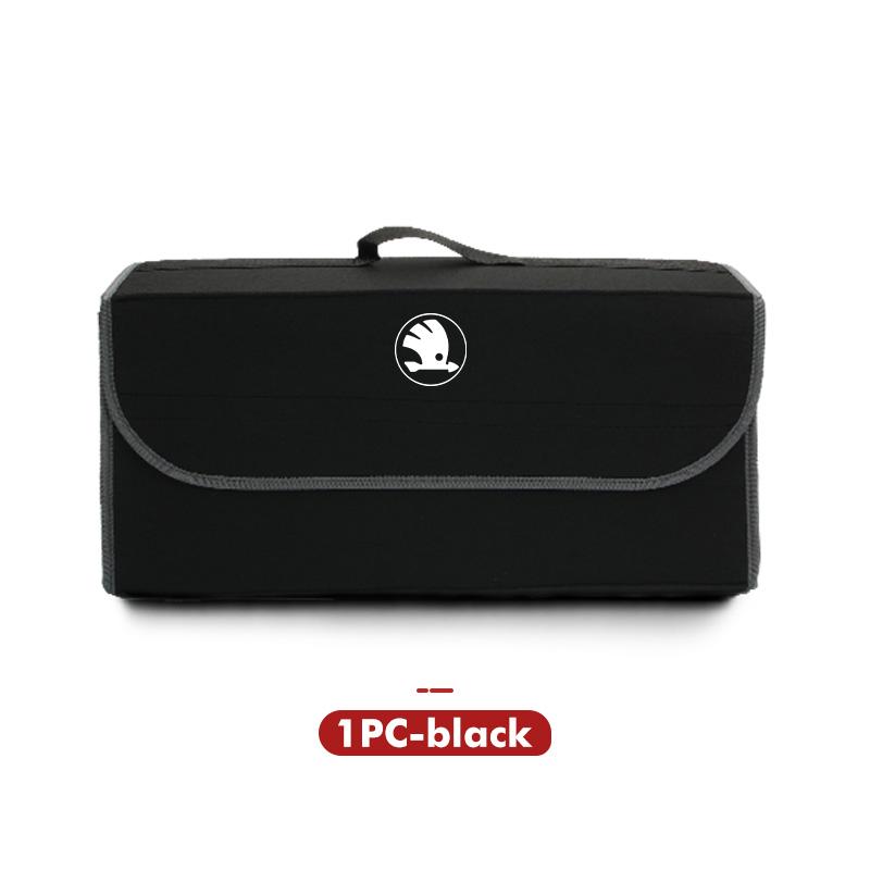 hrcay2 For Skoda Car Trunk Storage Box Foldable Stowing Tidying Container Bag Accessories octavia a5 a4 mk1 2 fabia superb rapid mk3