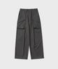 ANOTHER OFFICE Utility Cargo Slacks (Charcoal)