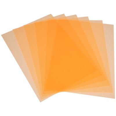 6 Stück Lichtdiffusorfolie farbige Lichtgele farbige Folien Lichtgel-Filterfolie für Video-LED-Lichtabdeckung