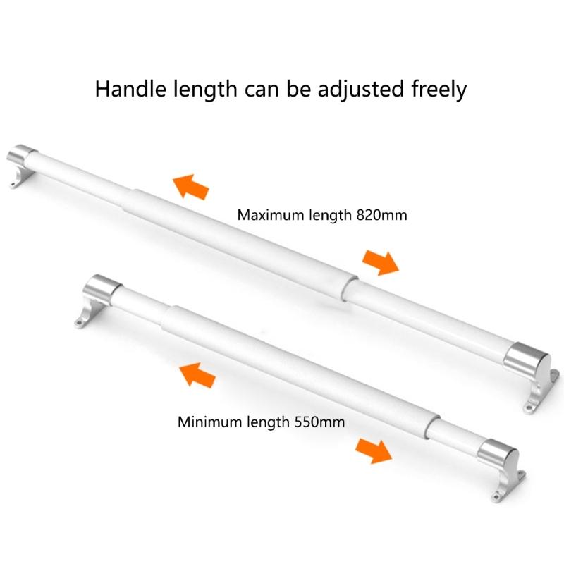 Aluminum Screen Door Handle Adjustable Crossing Bar Handle Simple Installation Repair Tool for Comfortable Grip & Control