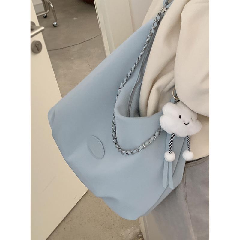 Korean Tote Bag High-end Sense Large-capacity Women's Backpack 2025 New Simple and Versatile Shoulder Messenger Bag