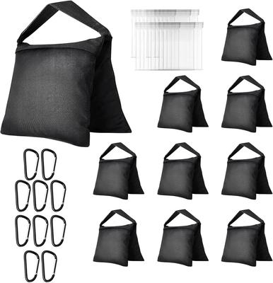 Bolsa de arena EMART para estudio de fotografía, bolsa de arena para caídas, peso estable, ligera, fija, transparente, de PVC, con clip y trípode para fotografía.
