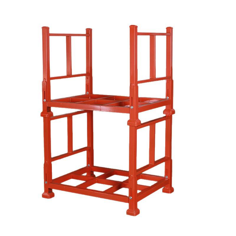 Expert-Preferred Foldable Heavy-Duty Metal Tire Storage Rack with Fabric Shelves