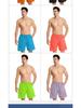 Herre ensfarget strand-surfeshorts - Casual sportsshorts i stor størrelse