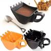 Digger Coffee Cup New Model, Strange Shape Creative Funny Excavator Coffee Cup, Simple Design with Creative Shape Gifts