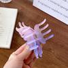 Delightful Plastic Butterfly Hair Claw Clip For Women With Exquisite Spring Design