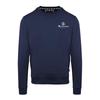 Aquascutum Mens Cotton Blend Ribbed Collar Regular Sweatshirt