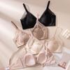 Satin Triangle Cup Without Steel Ring Mulberry Silk Seamless Sensory Bra Summer