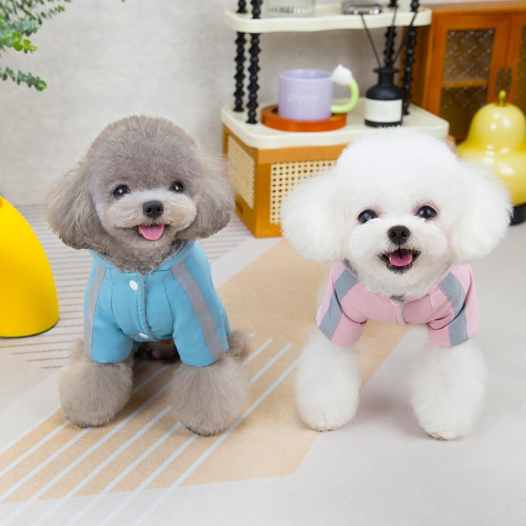 Haustier Hund Winter Warmer Jumpsuit Wasserdichte Jacke für Kleine Mittelgroße Hunde Schneeanzug Welpe Chihuahua Bulldogge Buchstabenmuster Outfits