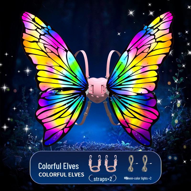 Electric Devil Butterfly Wings: New Elf Fairy Wings with Light and Music