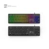 104 Keys Gaming Keyboard Wired Keyboard With RGB LED Back Light Middle Size Keyboard for PC Gamer