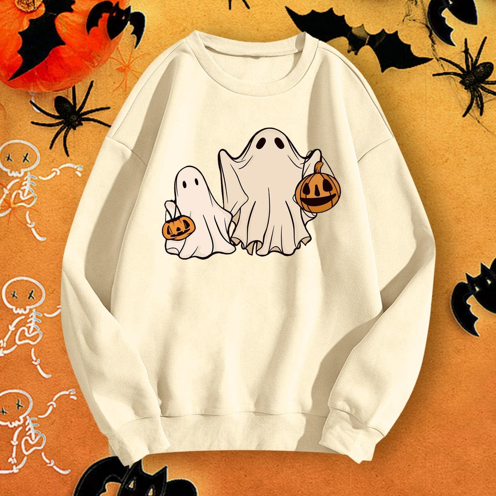 

Женские топы с круглым вырезом и принтом из хлопка, повседневная мода, длинный рукав, пуловер, топ, блузка M хаки