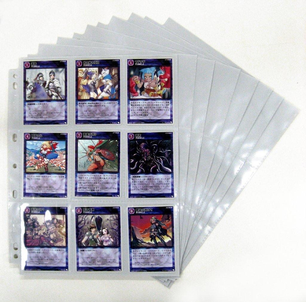 Epoch Trading Card Pocket Sheet 18 Pocket Card Supply Trading Card Ages EPOCH Double-Sided 6+