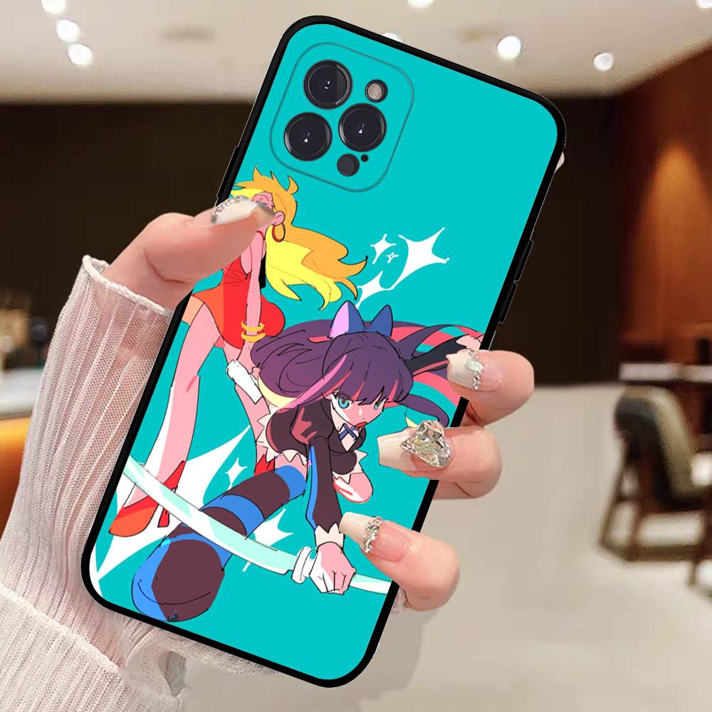 Panty Stocking G-Garterbelt Phone Case For IPhone 17 16 15 14 13 12 Mini 11 Pro Plus Soft Silicone Cover