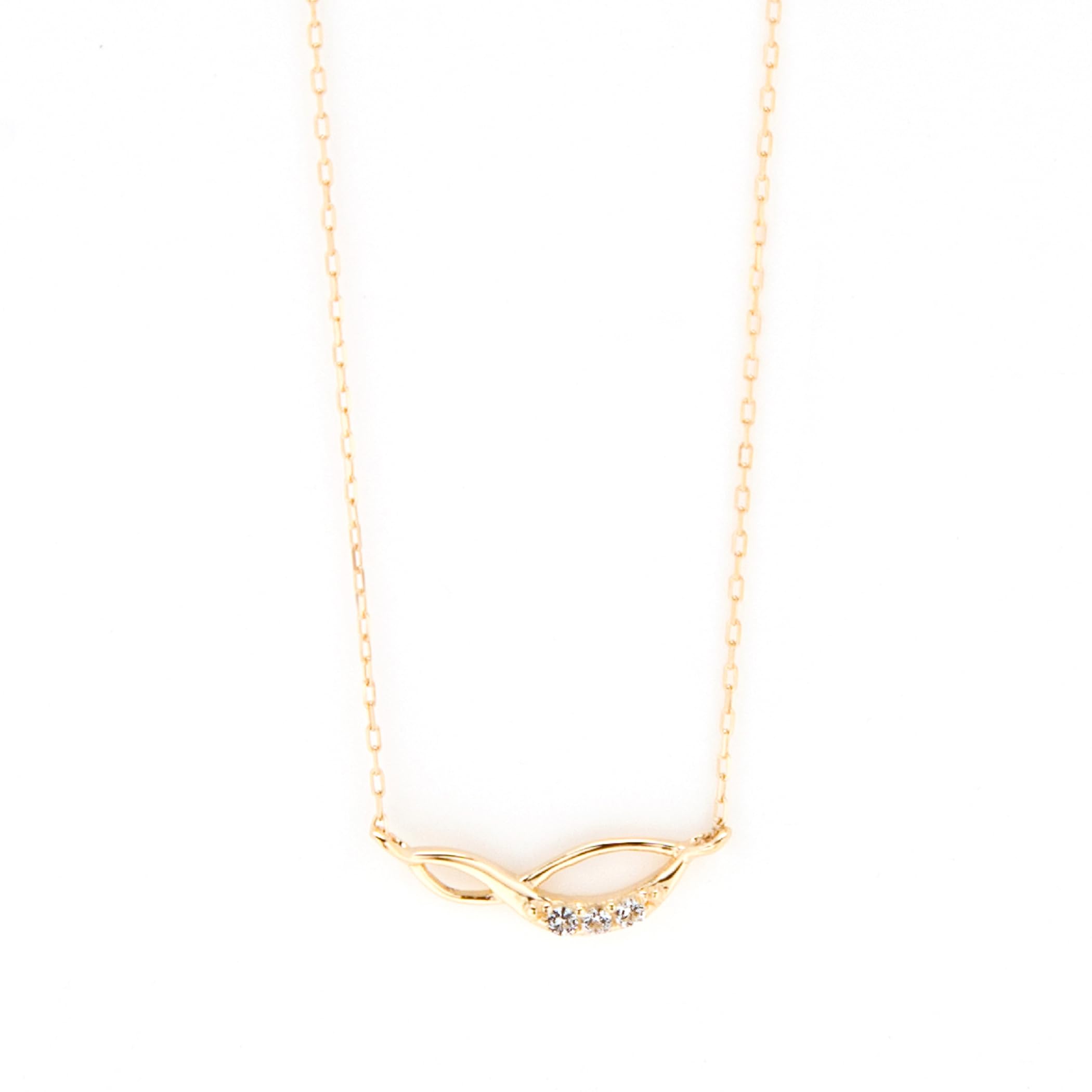 

Estelle Official Women s Necklace, 10K Yellow Gold with White Topaz, 0351-1418-0041-0000