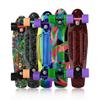 22" einfarbiges Kunststoff-Kinder-Skateboard - Anfänger Teenager 4-Rad Street Style Single Kick Board