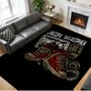 Anti‑Slip Crystal Velvet Floor Rug, Limp Bizkit Design Carpet for Indoor Living Bedroom Home Decoration