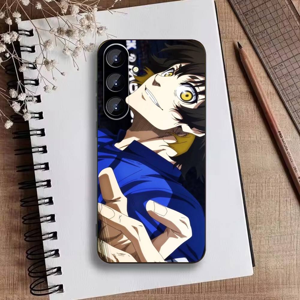 Anime Trent B-Blue D-Lock Phone Case For Samsung Galaxy A73,A21s,A22,A31,A52,A53,A71,A41Soft Black Shell