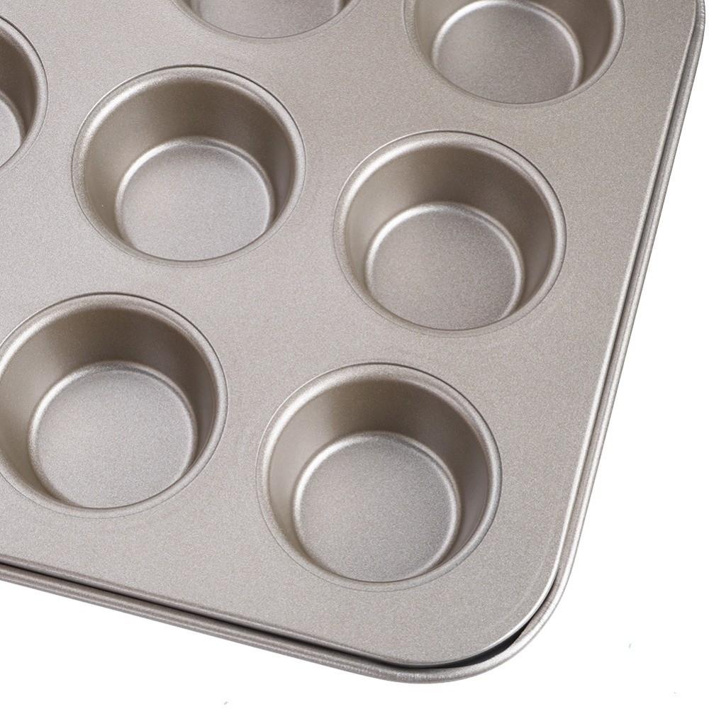 Carbon Steel Mini Muffin Pan Nonstick Coating Baking Pan Mini Bakeware Muffin Mold Cupcakes Making