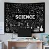 Science Tapestry Science Classroom Decor Posters Black White Education Formulas Tapestries Teacher Students School Educational