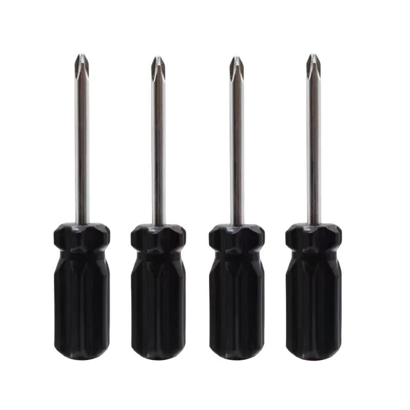 Strong Magnetic Slotted & Phillips Screwdriver Set, Black Handle (5.0, 3.0, 4.0)