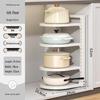 Adjustable 4-Tier Kitchen Pot & Pan Organizer
