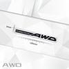 Zinc Alloy SYMMETRICAL AWD Badge Car Body Trunk Fender Adhensive Emblem 3D Decal Sticker For Subaru Crosstrek Legacy Outback bb1