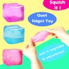 Giocattolo Sensoriale Quadrato Trasparente Pinch Music - Giocattolo da Spremere, Artefatto Antistress, Colore Casuale