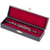 Gold Plated Clarinet Model Miniature Clarinet with Stand and Case Desk Decoration Music Scene Accessory Enduring