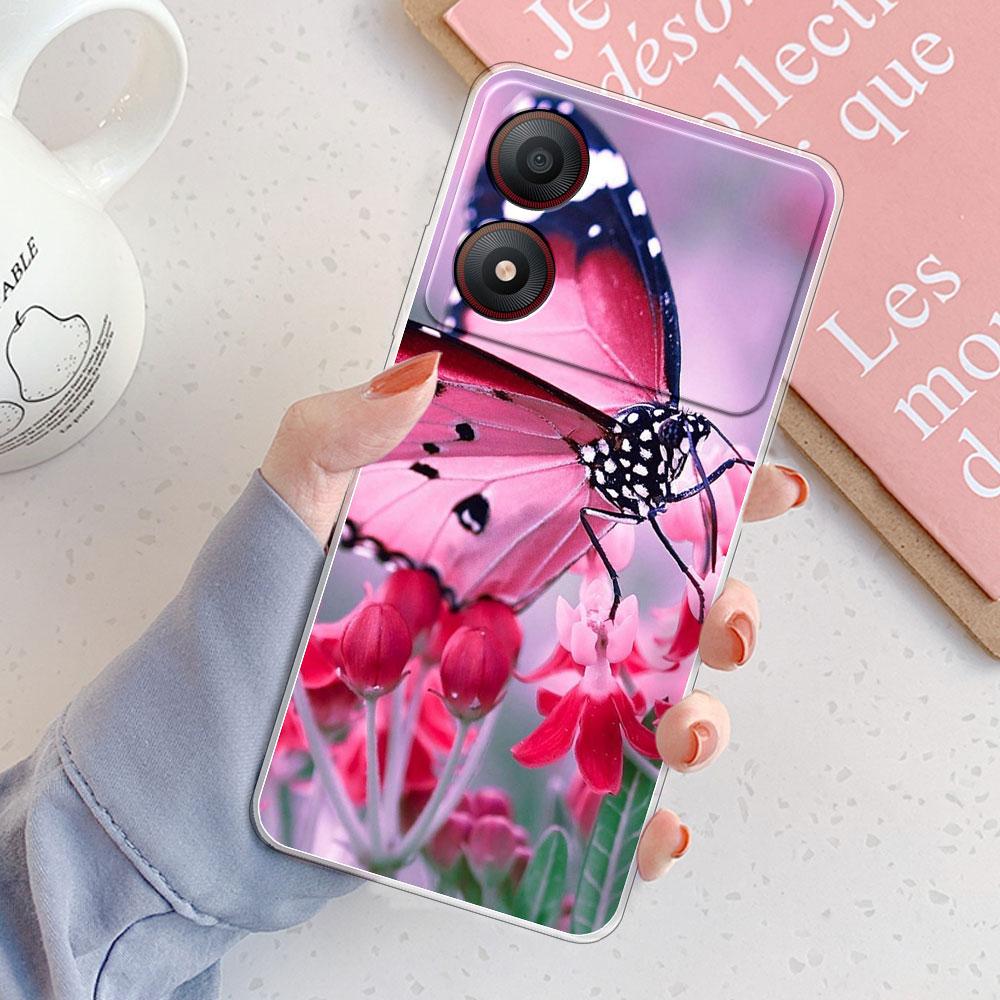 Für ZTE Blade A34 Hülle Für ZTE Blade A54 Cover Mode Klar Schutz Weiches Silikon Handyhüllen Für ZTE Blade A34 A54 Coque Funda