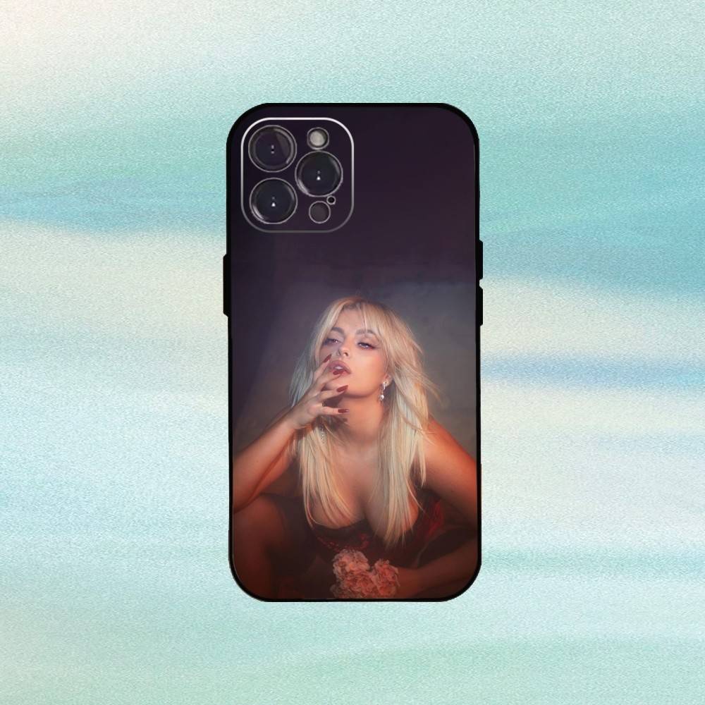 B-Bebe Rexha Singer Phone Case For iPhone17 16 15 14 13 12 11 Pro Max Plus,5G Soft Black Case