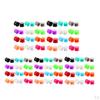 12 Pairs Ear Gauges Tunnels Silicone Expanders Flared
